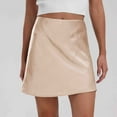 thumbnail image 6 of Kaemgyyd Summer Mini Skirt Satin High Waisted Casual A Line Short Skirt Silk Party Skirts for Women, 6 of 7