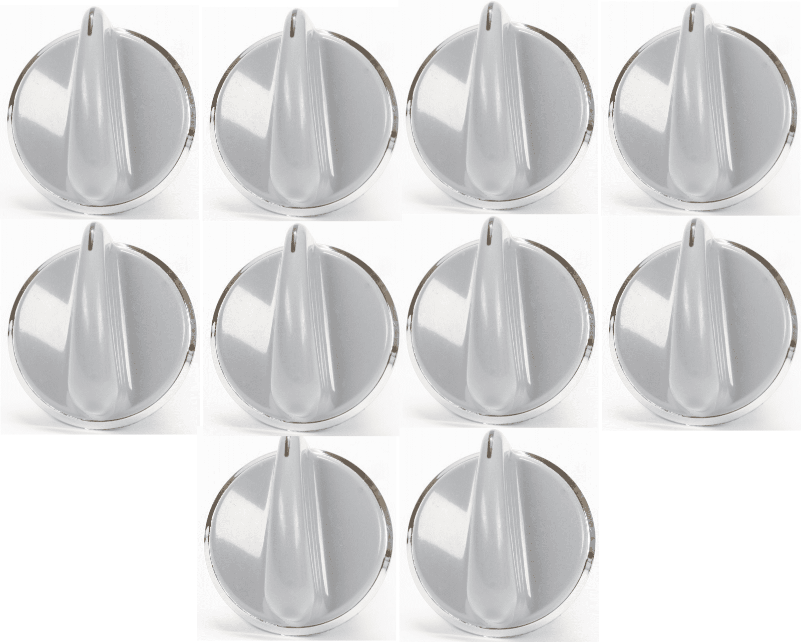 WH01X10462 Dryer and Washing Machine Gray Control Knob for GE 10 Pack