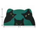thumbnail image 2 of Estera De Comida Para Gatos - Estera De Alimentación Para Mascotas Para Piso Antideslizante Impermeable Súper Absorbente Fácil De Limpiar Perro Gato Azul 18.1''X9.8'', 2 of 5
