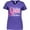 Purple, variant on Inktastic Breast Cancer Awareness We Wear Pink in October Women's V-Neck T-Shirt