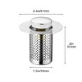 thumbnail image 2 of Neoyler Stainless Steel Basin Sink Drain Suit for Efficient Washbasin Water and Easy DIY Installation with Anti Clogging Features for Home Bathroom Use, 2 of 7