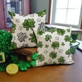 thumbnail image 4 of St Patricks Day Pillow Covers 18x18 Happy St Patricks Day Lucky Clover Decor for Throw Pillows Covers St Patricks Day Pillow Covers Decor Couch Living Room 72A, 4 of 6