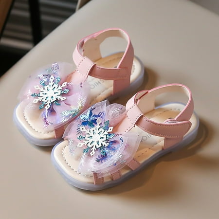 

Cathalem Kids Winter Sandals Summer Sandals Kids Girls Bow Flip Flops Rhinestone Children Fashion Wedges for Girls Size 4 Red 4 Years