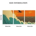thumbnail image 3 of Shadudu Birds Canvas Wall Art Triptych Set Abstract Living Room Bedroom Decor 12"x16"x3pcs, 3 of 6