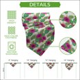 thumbnail image 5 of Summer Botanical Table Runner Linen Burlap Table Runner 48 Inches Long Tropical Monstera Leaf Floral Dresser Scarves for Kitchen Island Coffee Dining Room Party Wedding Holiday Decoration 13"x48", 5 of 8