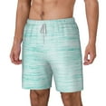 thumbnail image 2 of Balery Blue Bright Mens Swim Trunks Swim Shorts for Men Quick Dry Inseam Beach Shorts with Compression Liner Pocket-3X-Large, 2 of 9