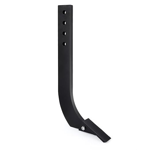 Box Blade Shank, 18'' Ripper Shank, 4 Holes Box Scraper Shank, Scarifier Shank with Removable Tapered Teeth and Pins, Adjustable Shanks Assembly for Replacement, Digging, Plowing