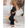 thumbnail image 6 of Yesfashion Women's Maternity Jumpsuit Pregnancy Casual Romper Strap Tank Top Baggy Pants, 6 of 8