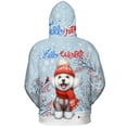 thumbnail image 2 of Hello Winter Bichon Frise Smiling in Red Scarf Hat Welcome Christmas All Over Print 3D Hoodie Unisex Merch Hoodies Bichons Dog Lovers Gifts Idea - 00017, 2 of 6