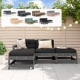thumbnail image 2 of vidaXL Patio Lounge Set with Cushions Outdoor Furniture 4 Piece Solid Wood, 2 of 20
