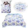 thumbnail image 2 of Comforter Washable Reversible Quilt Rectangular Polyester Lightweight Soft Breathable Stay Cool All Night Home, 2 of 9