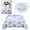 Sky Blue, variant on This Reversible Comforter Is Washable, Lightweight, Soft and Breathable, Keeping You Cool All Night Long