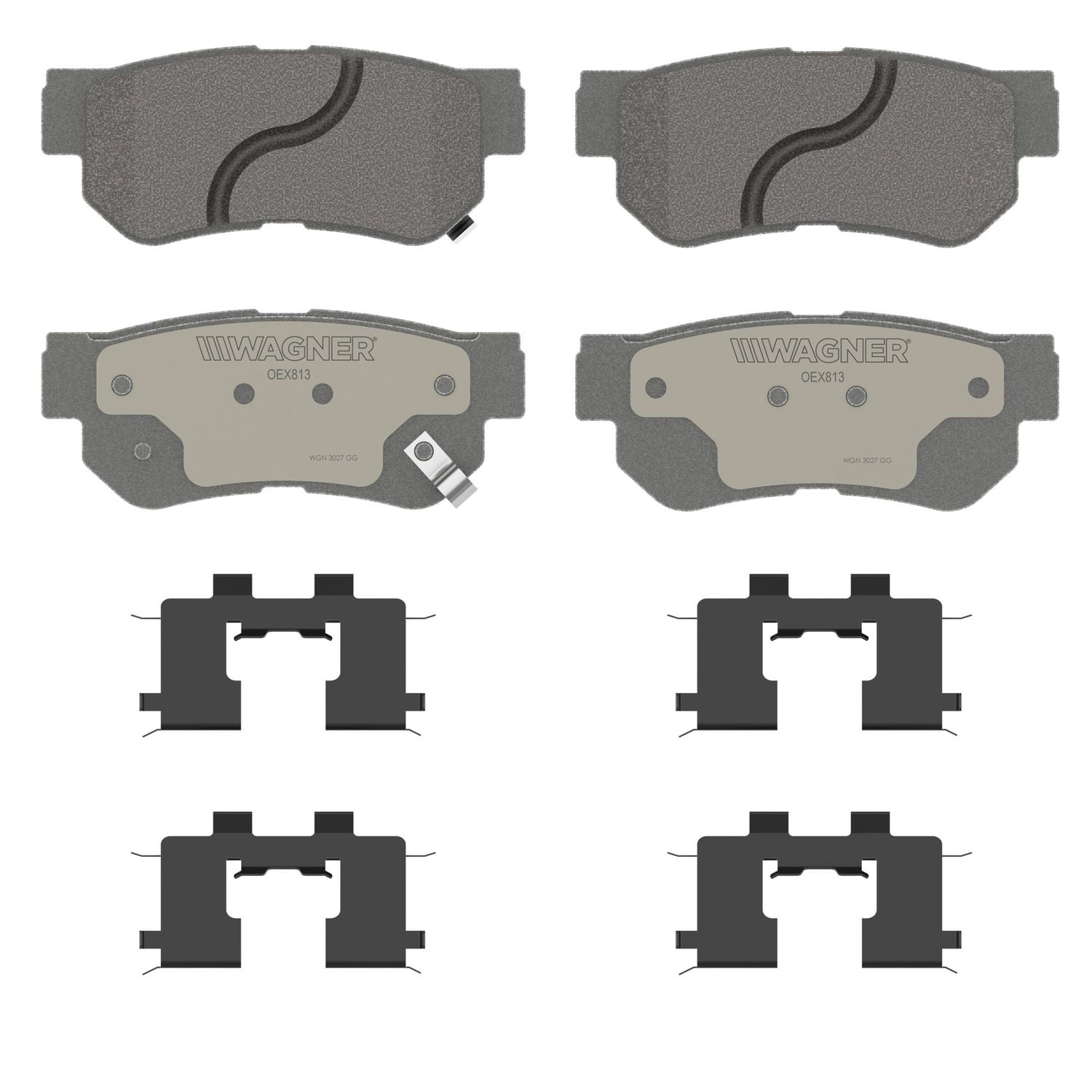 Disc Brake Pad Set Fits select: 1998-2008 HYUNDAI SONATA, 2007-2008 HYUNDAI ELANTRA