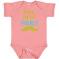 thumbnail image 3 of Inktastic Here Comes Trouble, Mustache, Moustache Boys or Girls Baby Bodysuit, 3 of 5