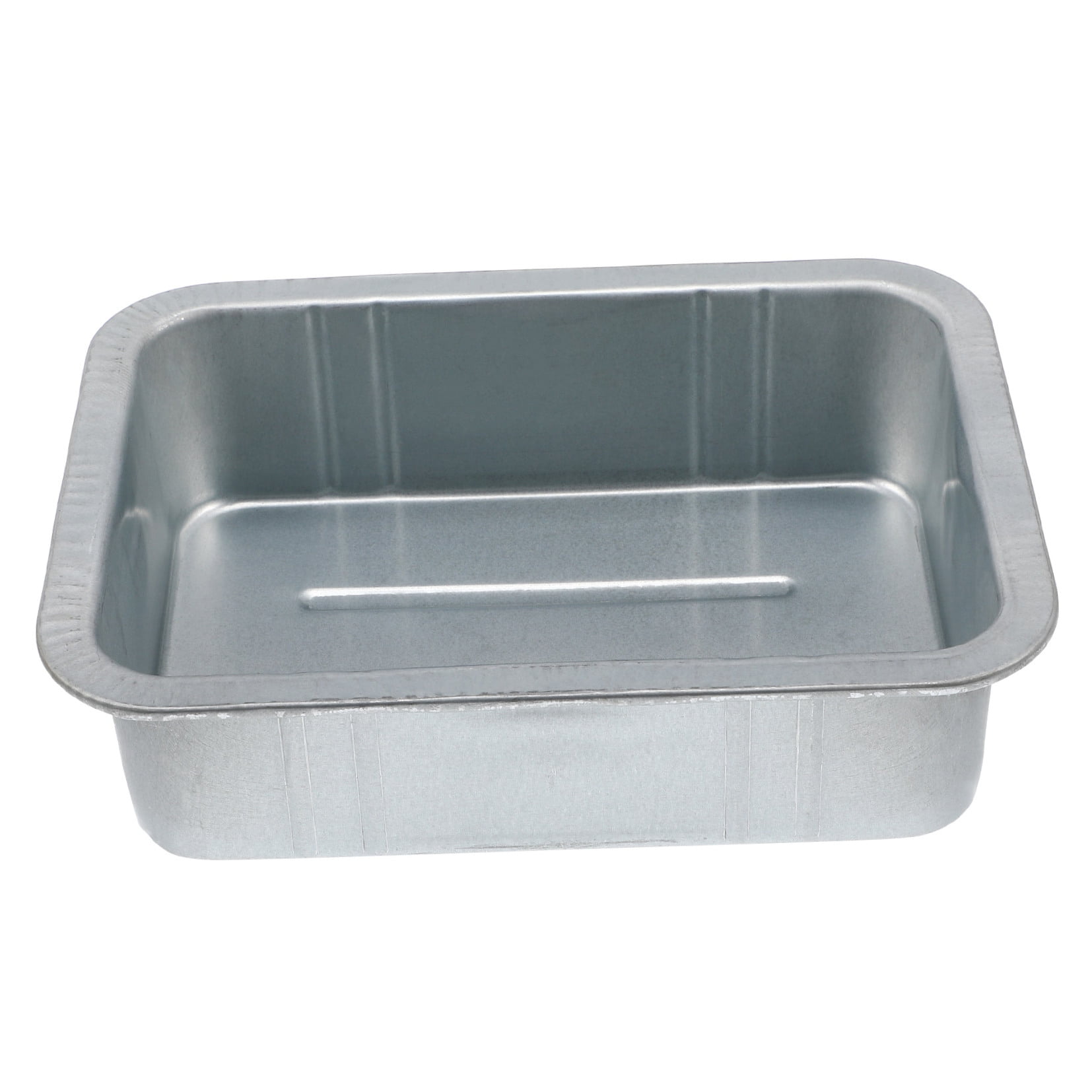 NICERIO Silver Steel Oil Drain Pan Durable Recyclable Material Oil Drip Tray for Car Maintenance