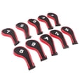 thumbnail image 4 of Golf Head Covers Golf Driver Head Cover Neoprene 10Pcs Neoprene Golf Club Iron Head Covers Putter Set Protector Case Golf soryGray, 4 of 7