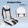 thumbnail image 3 of VANCUS High Back Folding Boat Seat Easy to Carry Marine Durable Fishing Chair with High Quality Aluminium Hinges, 3 of 8