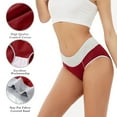 thumbnail image 3 of GY Women's Cotton High-Waist Panties 4-Pack - Full Coverage, Breathable, and Soft for All-Day Comfort, 3 of 5