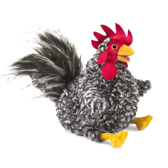 Barred Rock Rooster Puppet, (Hardcover)