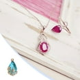 thumbnail image 4 of Minnieouse Collar colgante artesanía sombreros tobillera cuello joyería hacer encontrar arte moda artesano suministro de artesanía Ropa, zapatos y accesorios Miscelánea Azul oscuro Minnieouse AP015957-09, 4 of 6