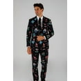 thumbnail image 5 of The Naughty Neon Noel - Shinesty Neon Lights Christmas Suit  US Jacket 60, 5 of 5