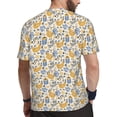 thumbnail image 2 of Wukai Funny Chicken Print Men's Short-Sleeved Mesh T-Shirt,Quick-Dry Short Sleeve Workout T-Shirt-6X-Large, 2 of 8