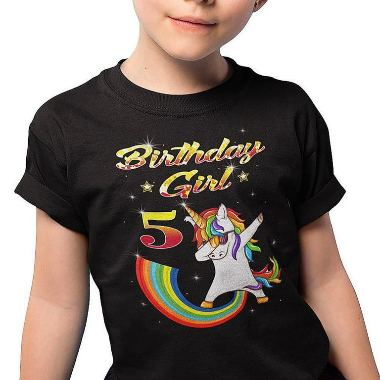 Unicorn 5th top birthday outfit