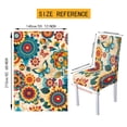 thumbnail image 6 of TSOVTHRID Boho Mandala Floral Butterfly Print Table Cloth and Chair Covers Set 7-Piece Stretch Fit Tablecloth and Chair Slipcovers for Dining Room Holiday Kitchen Home Party Ceremony Decor, 6 of 6
