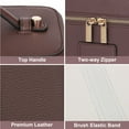 thumbnail image 4 of Neceser para maquillaje HiTotes de cuero impermeable 22 x 13 x 14 cm, 4 of 7