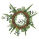 thumbnail image 3 of Anillo de hojas artificiales, simulación de plástico, guirnalda de hojas, decoración, anillo de flores falsas, boda kenally HA8465-00B, 3 of 6