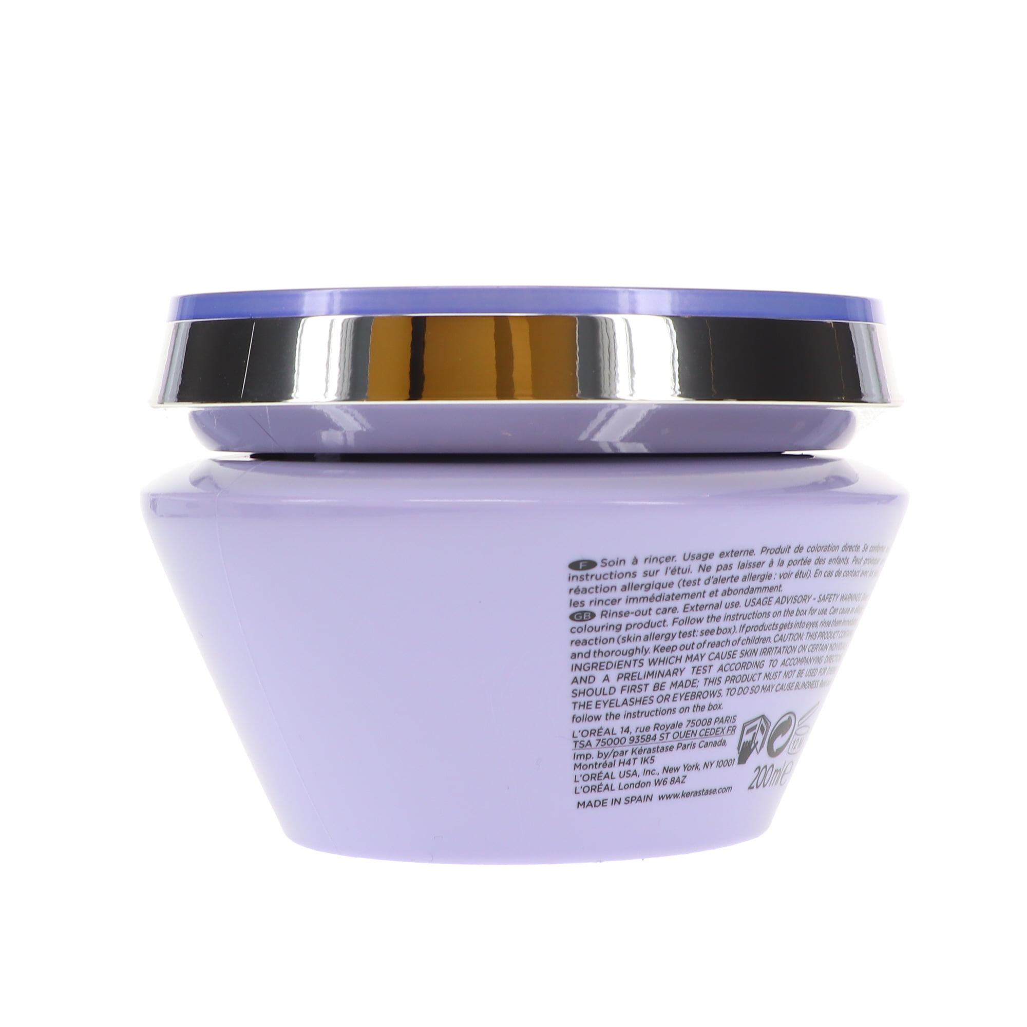 Kerastase Blond Absolu Hair Masque Ultra-Violet Purple Hair Mask, 6.8 fl Oz