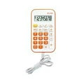 thumbnail image 1 of SuChun Pouches For Organization Small Portable Calculator Simple Fashionable Design With Rope For Students Use Material Portable Mini Cute With Rope Student's Neck Hanging Calculator Orange, 1 of 7