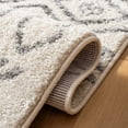 thumbnail image 4 of SAFAVIEH Tulum Kade Distressed Geometric Area Rug, Ivory/Grey, 6'7" x 6'7" Round, 4 of 8