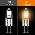 thumbnail image 3 of 20 Pcs G4 Halogen Bulbs,20W 12V Halogen Light Bulbs 2 Pin Clear Lamp Bulb,for Cooker Lighting,Signa, 3 of 5