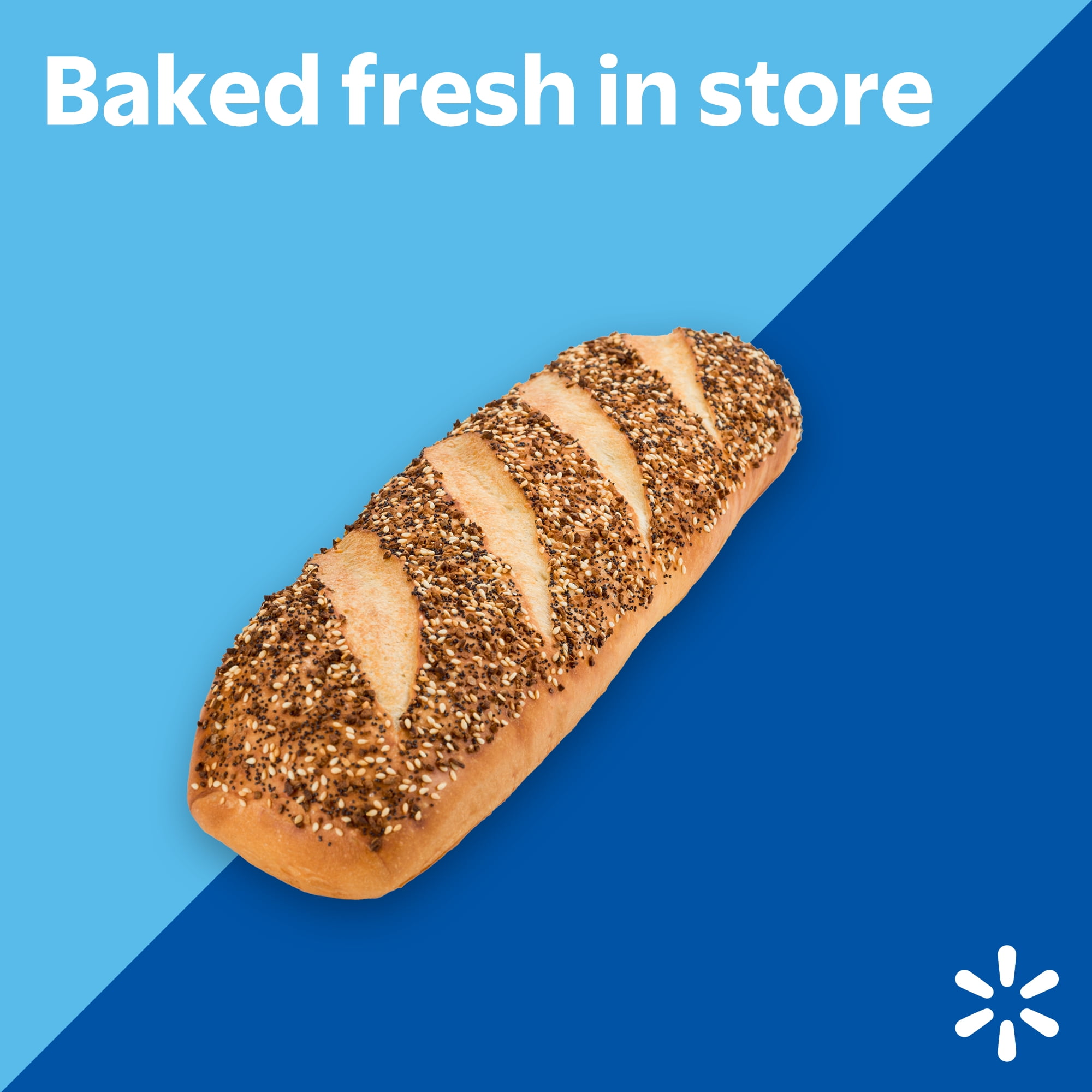 Freshness Guaranteed Everything French Bakery Bread Loaf, 14 oz, 1 Loaf