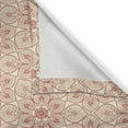 thumbnail image 5 of Ambesonne Antique Grommet Curtain, Curvy Flowers, 50" x 84", Dark Coral Beige, 5 of 6