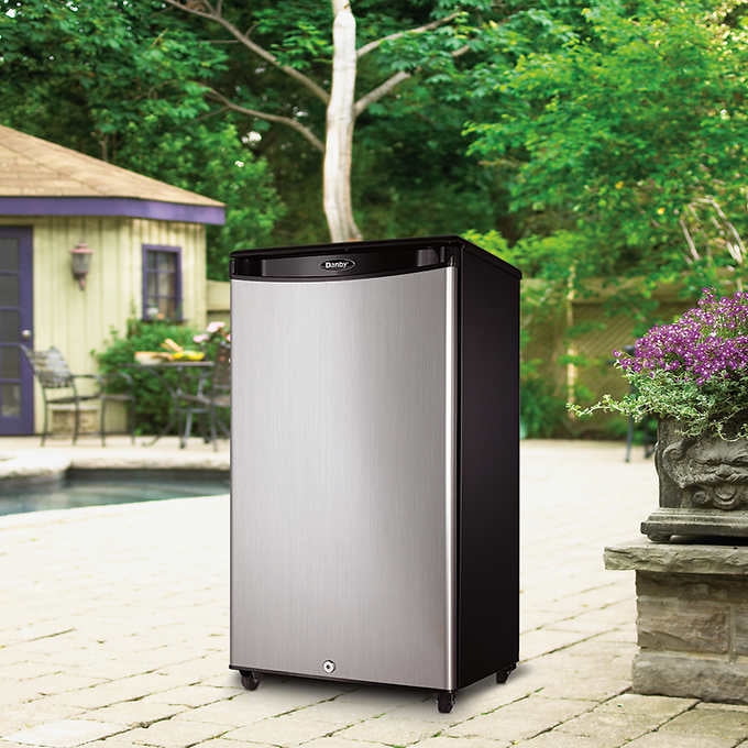 Danby 3.3 cu.ft. Stainless Steel Outdoor Compact Refrigerator Walmart