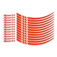 thumbnail image 4 of jinwen Car Wheel Hub Stickers Wheel Reflective Stickers Universal Easily Install Waterproof Car SUV Wheel Accessory Wheel Hub Decals Reflective Red, 4 of 8