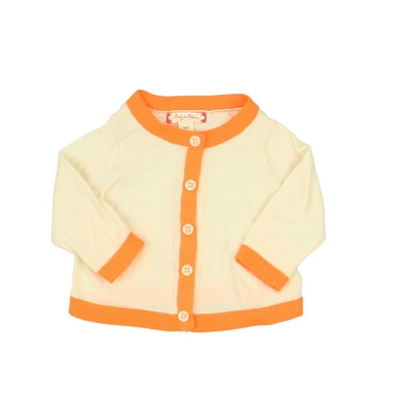 

Pre-owned Ruby & Bloom Girls Pink | Neon Orange Cardigan size: 3 Months