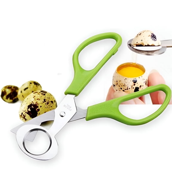 ACDANC Quail Egg Scissors - Heavy-Duty Quail Egg Cutter Tool with Stainless Steel Sharp Blades&Ergonomic Grip Diameter for Quick&Precise Cutting