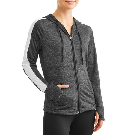 - Women's Active Performance Micro Tech Fleece Zip Up Hoodie