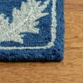 thumbnail image 4 of SAFAVIEH Micro-Loop Carl Floral Area Rug, Navy/Grey, 2'6" x 4', 4 of 8