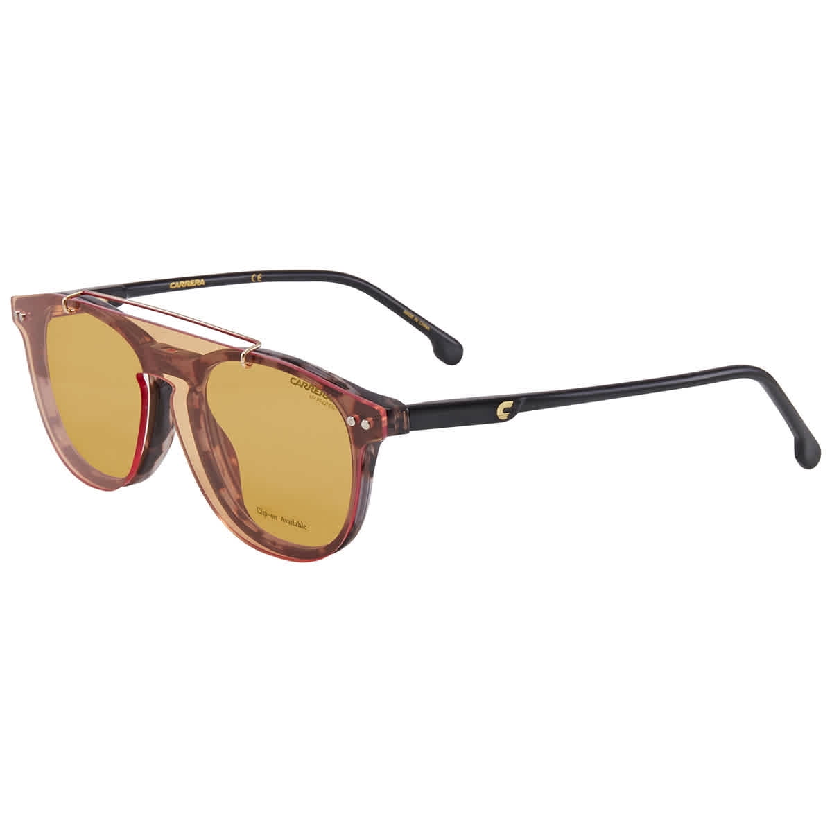 Carrera Orange Square Unisex Sunglasses CARRERA 2024T/C/S 0ACI/W7 47
