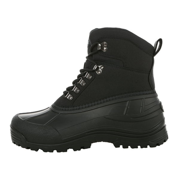 Men s Glacier Peak Insulated Winter Snow Boot Black 12