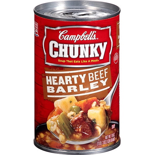 Campbell's Chunky Hearty Beef Barley Soup, 19oz