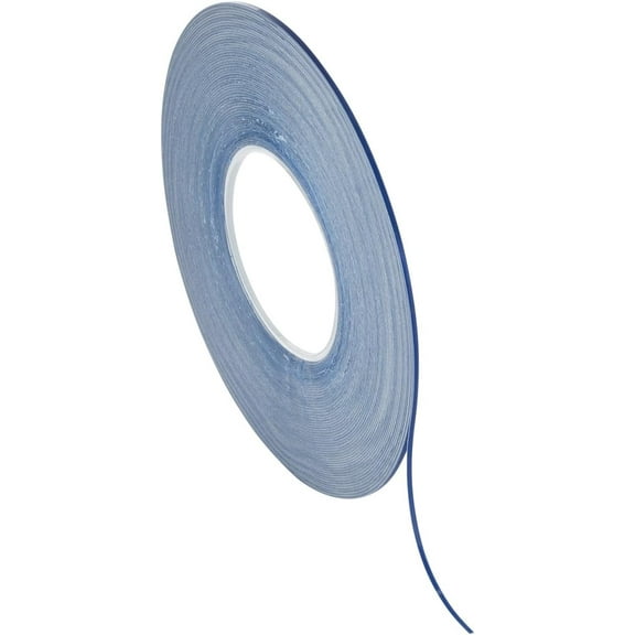 Chartpak Graphic Art Tape, 1/32" W x 648" L, Blue Gloss, 1 Roll