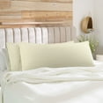 thumbnail image 1 of PiccoCasa 2Pcs Body Pillowcases Microfiber Pillow Covers, Jumbo Khaki, 1 of 9