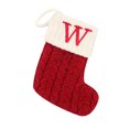 thumbnail image 2 of Lilgiuy Christmas Letter Printed Stocking Wool Pendant Christmas Decorations Gift Bag Socks, 2 of 3