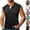03# Black, variant on Sleeveless Muscle T Shirts for Men Summer Casual V Neck Button Up Henley Tank Tops with Pocket for Workout Athletic Army Green M
