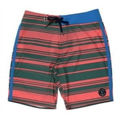 Salt Life Men's Skinz and Striped Shorts (40, Coral)